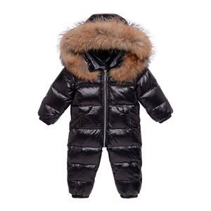 NEW Baby Snowsuit Hooded Down Thick Jumpsuit  9-12M